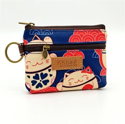 Inspire Daily Merch Cute Animal Coin Purse Mini Zipper Wallet Cartoon Kawaii Coin Pouch For Women And Students lucky Cat