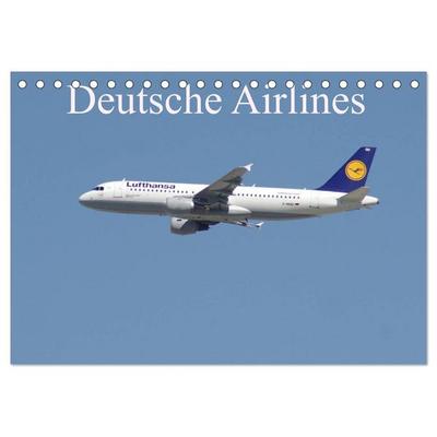 Deutsche Airlines (Tischkalender 2027 DIN A5 quer), CALVENDO Monatskalender