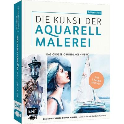 Die Kunst der Aquarellmalerei – das große Watercolor-Grundlagenwerk, Gebundene Ausgabe von Rabiyat Alieva, Edition Michael Fischer / EMF Verlag,