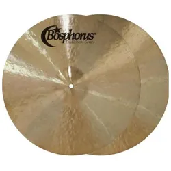 Bosphorus Becken Traditional Bright Hi Hat 14 Zoll (14", Becken, HiHat), Becken