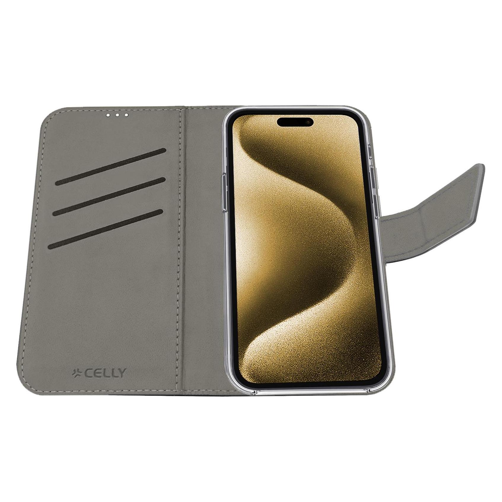 Celly Wally Tasche Iphone 16 Plus Bk (Apple iPhone 16 Plus) (WALLY1080)
