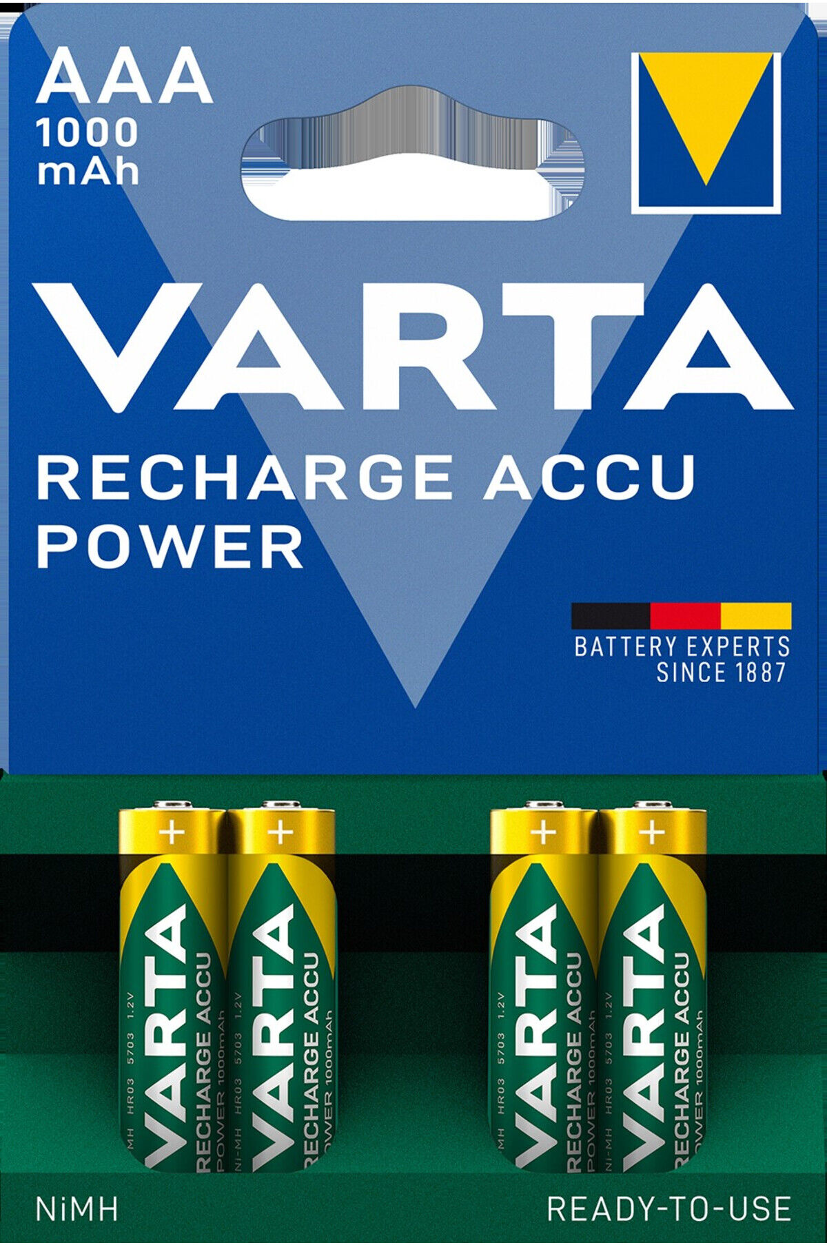 Varta Professional Accu Micro AAA, HR03, 1000mAh (05703301404)