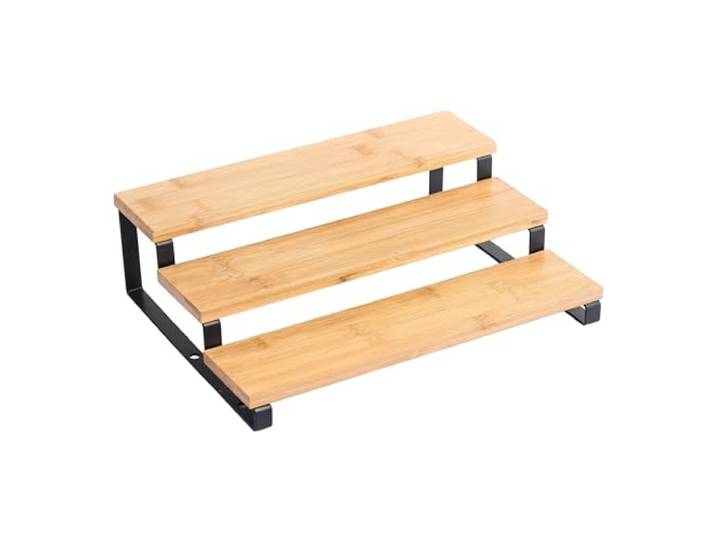 MSV Kruidenrek 3 niveaus industrieel design Elie staal mat zwart