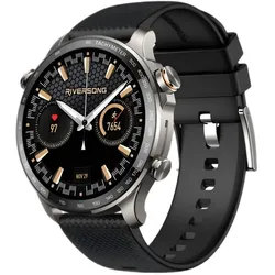 Riversong Smartwatch Motive 10 GT schwarz SW1001 AMOLED GPS (36.32 mm), Smartwatch
