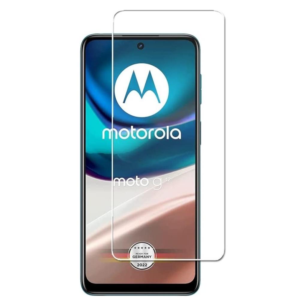 Screenguard Motorola Moto G42 Panzerglas Schutzfolie Case Friendly Design (Motorola Moto G42) (07630445456372)