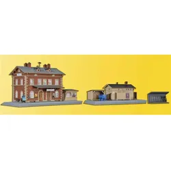 Kibri Bahnhof Langenthal mit Nebengebäuden