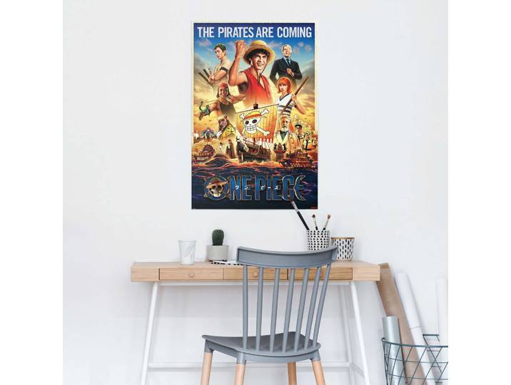 Poster REINDERS One Piece - live action , bunt (farbe bild(er): bunt), B:61cm H:91,5cm T:0,1cm, Holzwerkstoff, Bilder, Poster