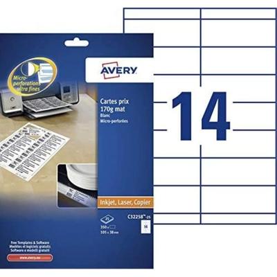 AVERY Zweckform Regalschilder für Preis- & Scannerleisten