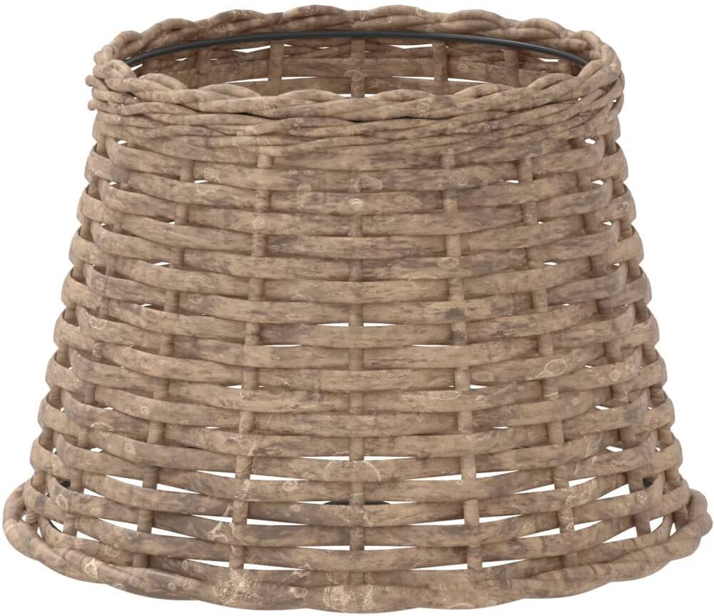 vidaXL Abat-jour marron Ø25x17 cm osier