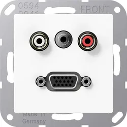 Jung Multimedia-Anschluss aws MA A 1072 WW MAA1072WW