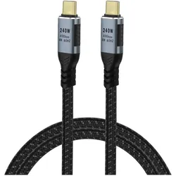PowerGuard USB Typ C – USB Typ C (0.50 m, USB 4, 240 W), USB Kabel