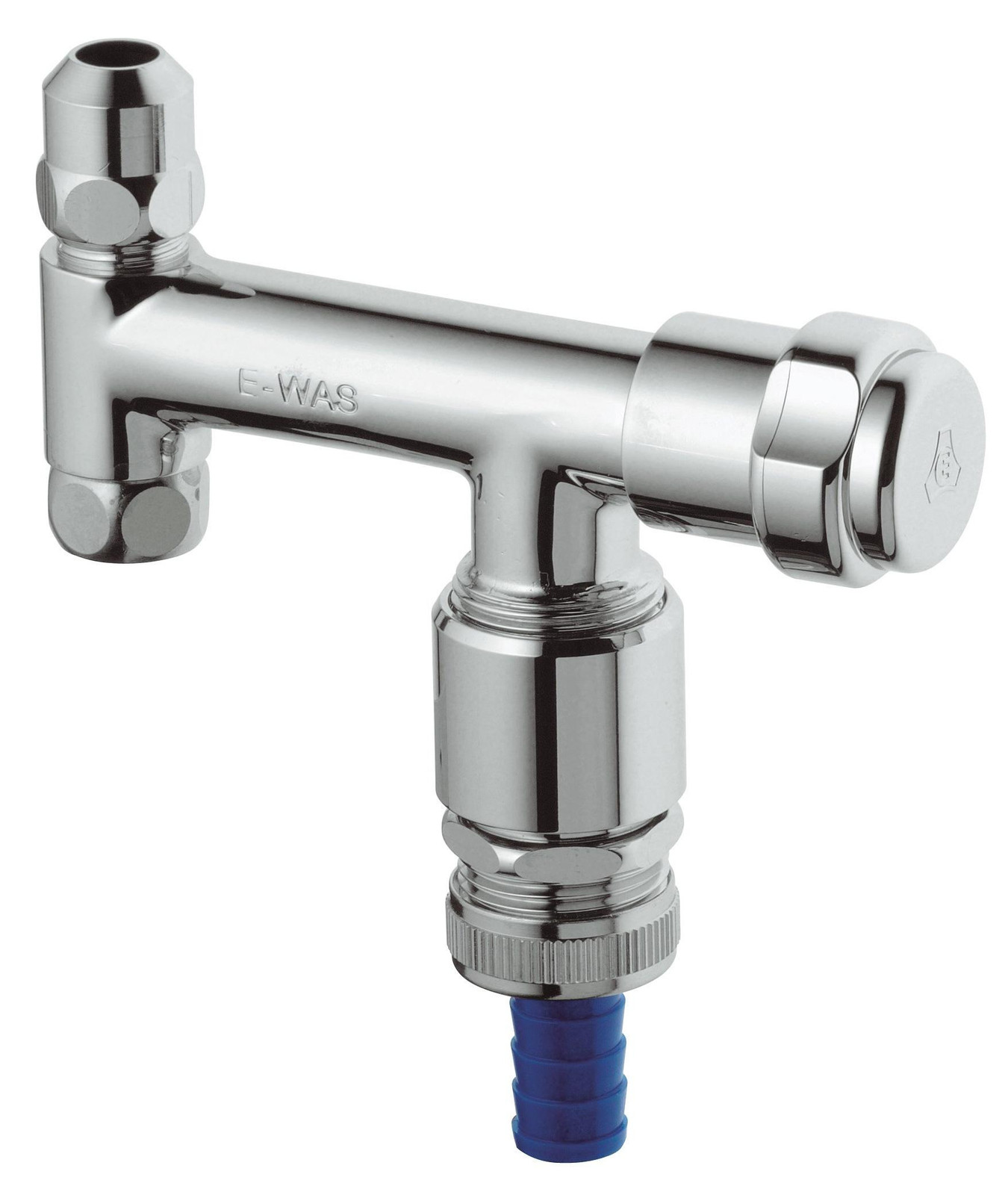 Dripio Wasmachinekraan met T-stuk, messing, verchroomd