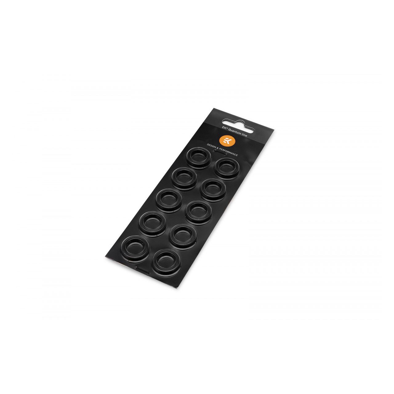 EK Water Blocks EK-Quantum Torque Color Ring 10-Pack HDC 12 - Black