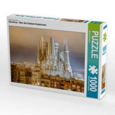 CALVENDO Puzzle Ein Motiv aus dem Kalender Barcelona - Über den Dächern Kataloniens | 1000 Teile Lege-Größe 64x48cm Foto-Puzzle für glückliche Stunden