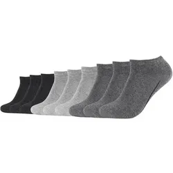 CAMANO Herren Socken Online ca-soft Sneaker 9p, Größe 43-46 in Grau Grau