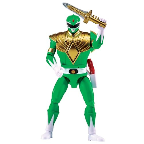 Playmates Power Rangers Auto-Morphin Green Ranger Actiefiguur, 15 cm, Groen