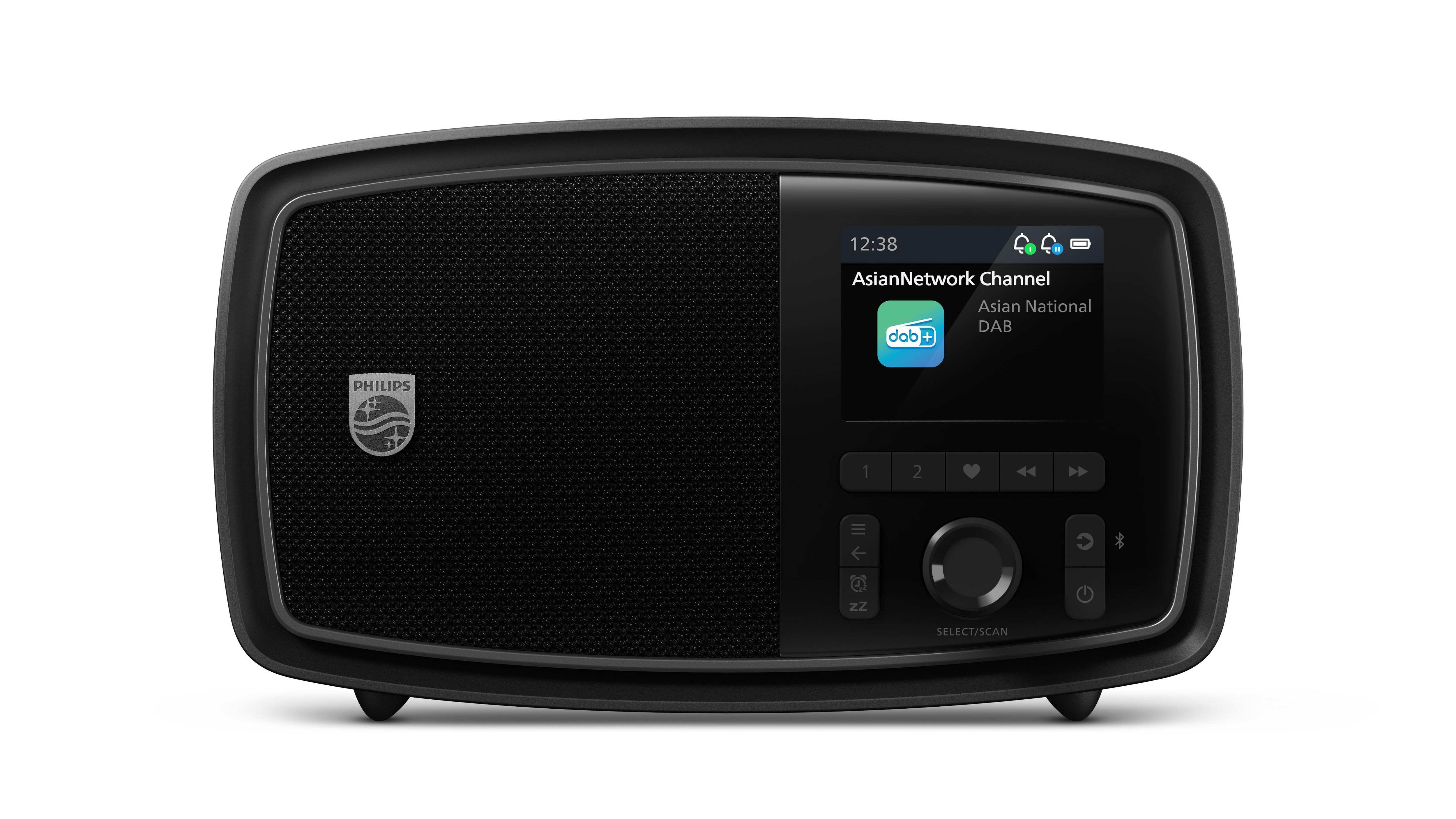 Philips TAV2000DB/00 Radio schwarz
