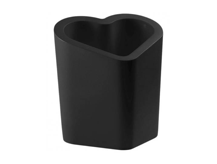SLIDE vase MON AMOUR POT (Noir - Polyéthylène)