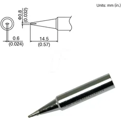 HAK T18-D08 - Lötspitze T18-D08, 0,8 mm, meißel