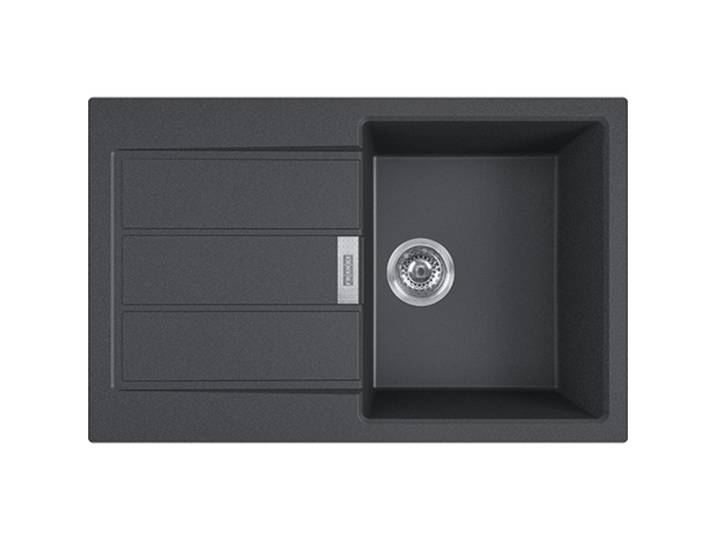SIRIUS - 2.0 S2D 611-78 Tectonite® Evier à encastrer Noir