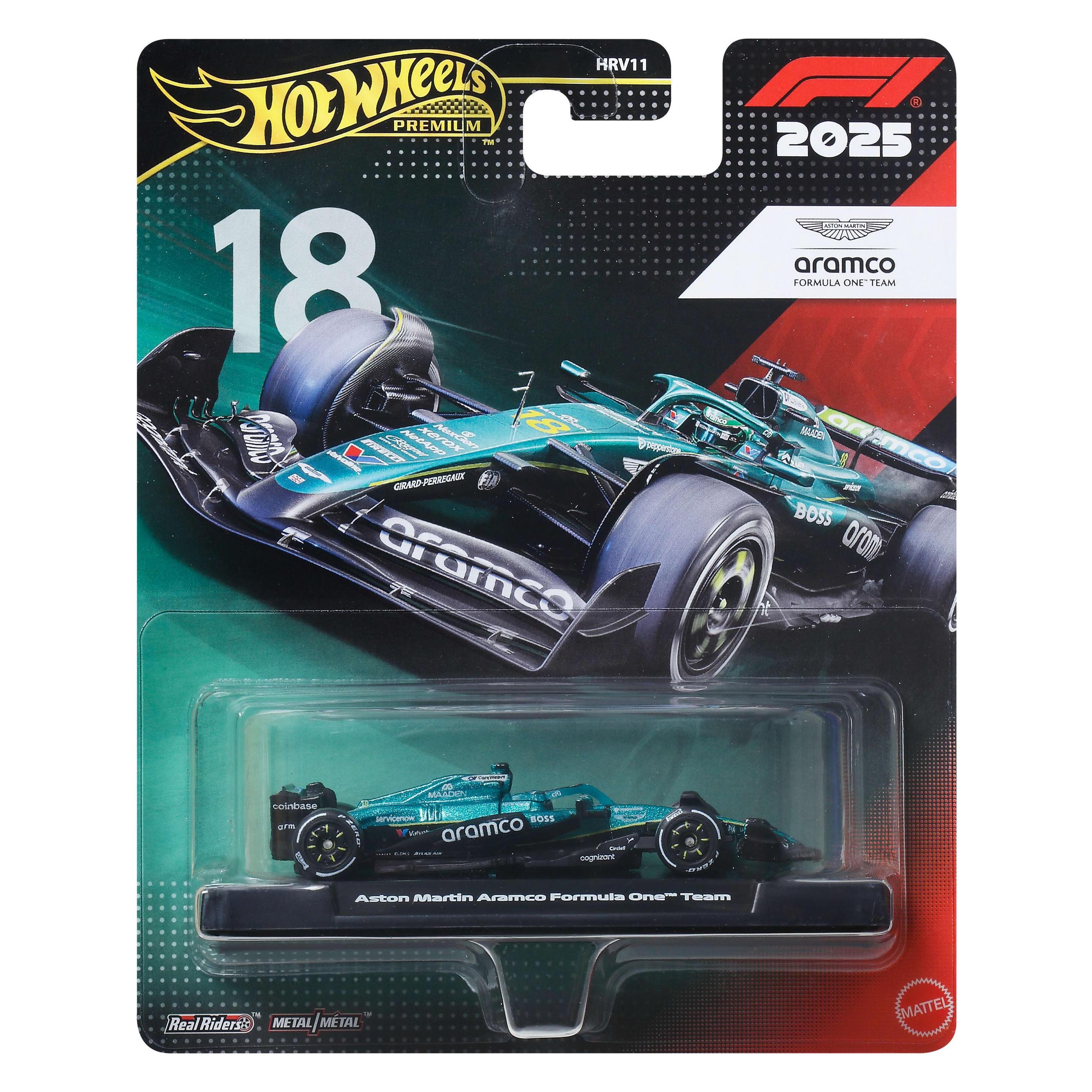 0 Hot Wheels Premium F1 - Team Aston Martin Driver 1 (JKD87)