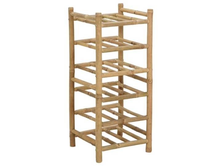 Weinregal Bambus ny 32,5 x 29,5 x 72 cm Leicht, robust, einfache Montage, modernes Design, für Küche, Esszimmer, Hausbar, einfache Wartung