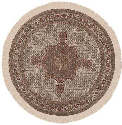 SAFAVIEH Hand-knotted Tabriz Herati Isabell Traditional Oriental Wool Rug with Fringe