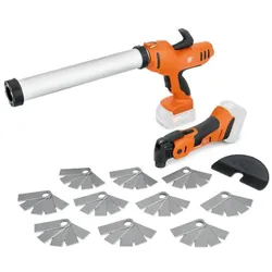 FEIN Akku-Kartuschenpresse und Akku-MultiMaster AKP 18-600 AS Fugensanierer-Set - 7 190 22 60 00 0