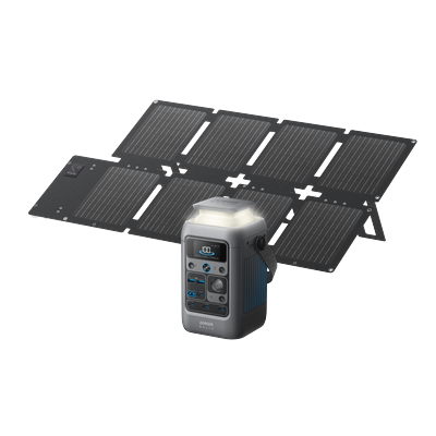 Anker SOLIX C300 DC Portable Power Station - 288Wh| 300W 60W Solar Panel