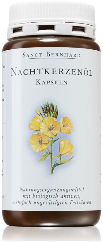 Sanct Bernhard Nachtkerzenöl Nahrungsergänzungsmittel für Ihr Wohlbefinden 200 Kapseln