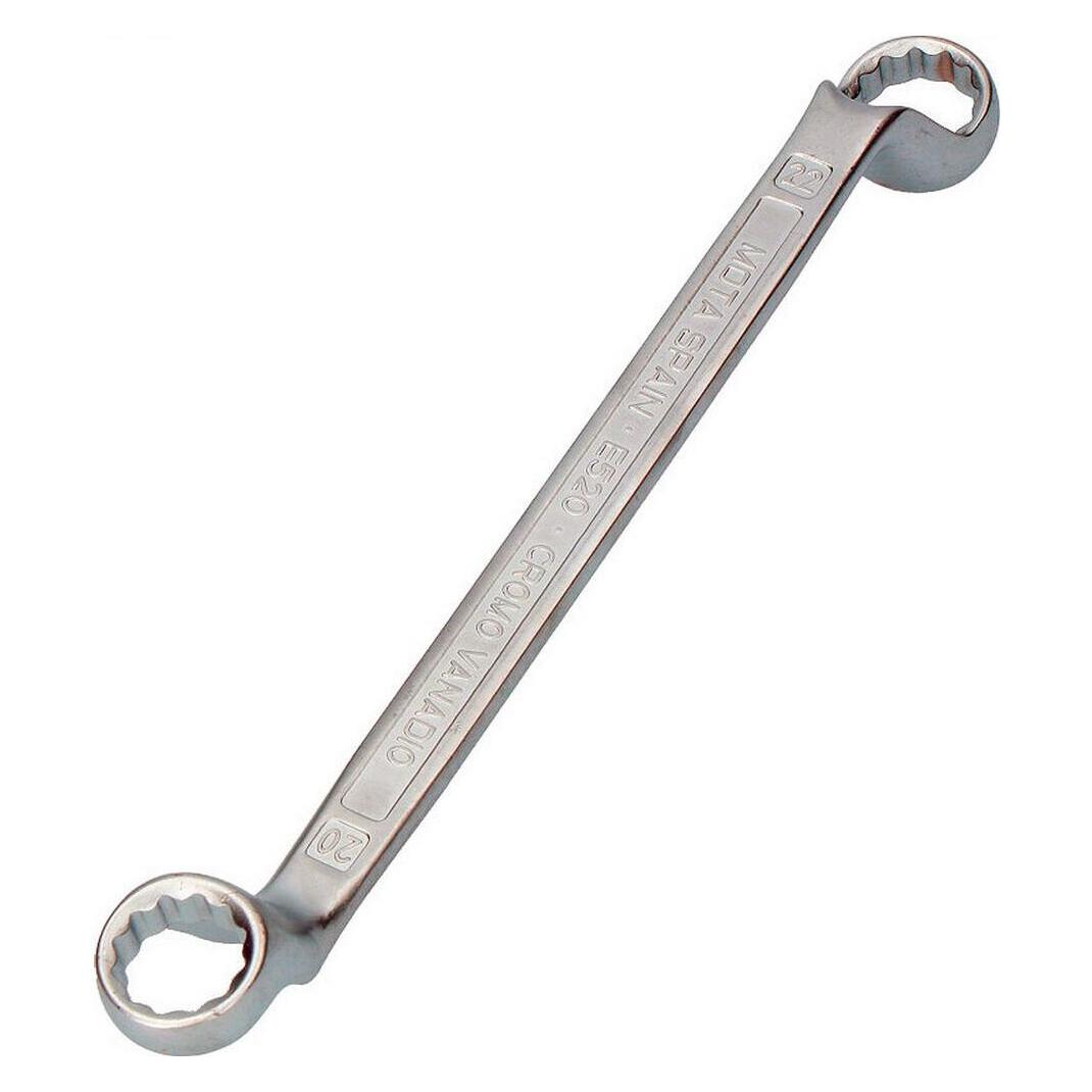 Motta Ringschlüssel Mota E518 Gewinkelt 18 x 19 mm Chrom-Vanadium-Stahl (45276079)