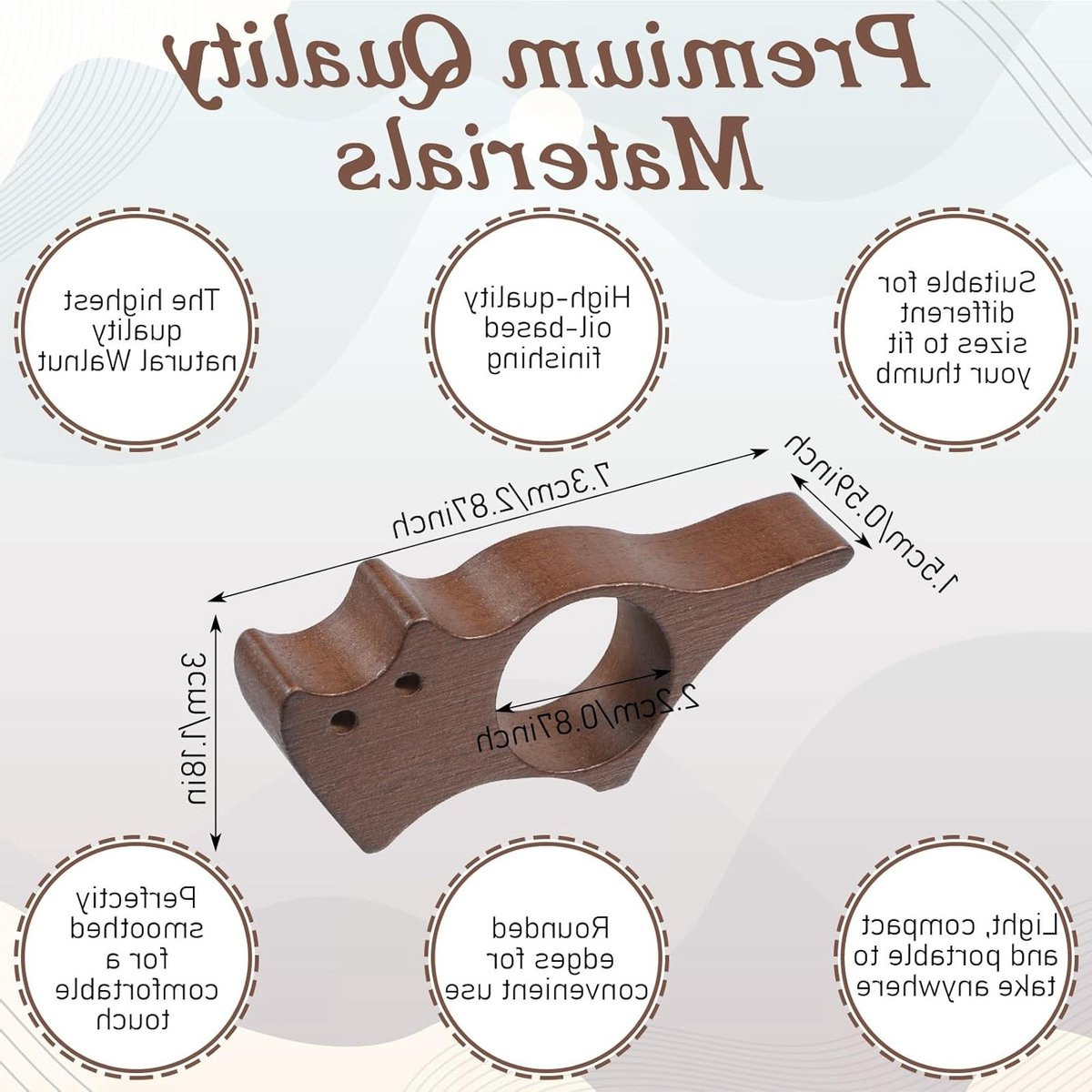 Houten Boekensteun en Pagina Houder voor Lezers met Bookmark Functie