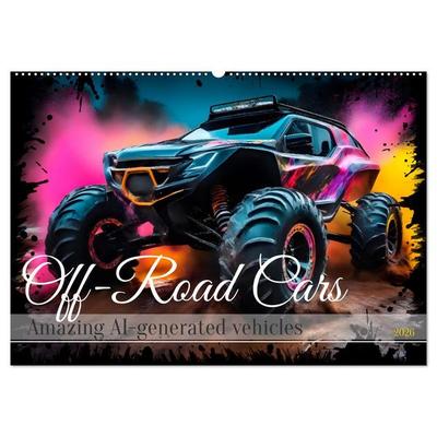OFF-ROAD CARS Amazing AI-generated vehicles (Wall Calendar 2026 DIN A2 landscape), CALVENDO 12 Month Wall Calendar