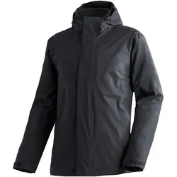 Maier Sports, Herren, Laufjacke, Metor 3in1 (52), Schwarz, 52