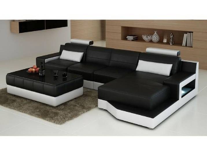 JVmoebel Ecksofa Elegantes Ledersofa mit USB-Anschluss und Bettfunktion, Made in Europa