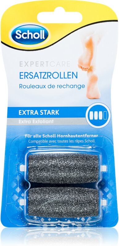 Scholl Expert Care Extra Strong rouleau de remplacement pour râpe électrique pieds 2 pcs