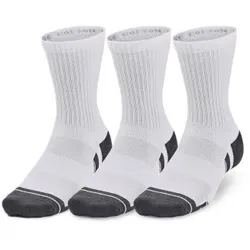 Under Armour 3P Performance Cotton Mid Socks Weiß X-Large