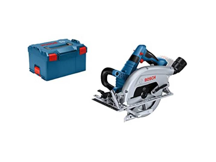 Bosch Professional 18V System BITURBO Akku Kreissäge (Handkreissäge mit linksseitigem Sägeblatt und 70mm Schnitttiefe, Leistung 1.800 W, inkl. 1x Sägeblatt, L-BOXX, ohne Akku/Ladegerät)