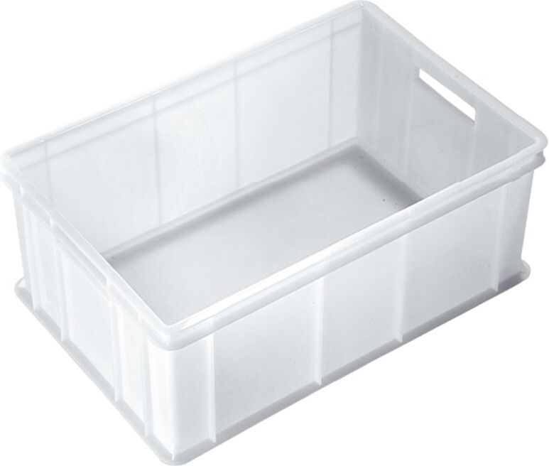 Cassetta Giganplast 1885 HD2 SERVICE sovrapponibile per alimenti Bianc