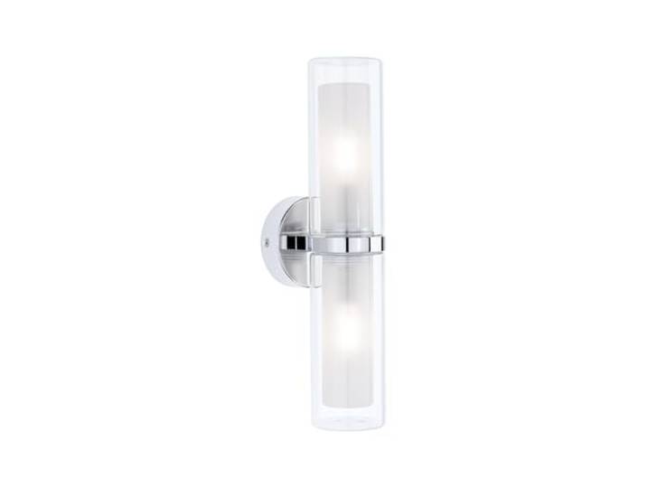 Paulmann 71077 Appliques Selection Bathroom Luena IP44 E14 230V max. 2x20W gradable Chrome\, Verre luminaire de salle de bain lampe de bain 2 flammes