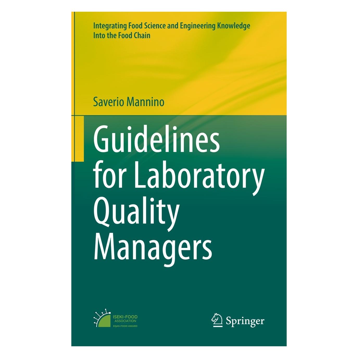 Springer Guidelines for Laboratory Quality Managers (Englisch, Hardcover, Saverio Mannino) (9783031117237)