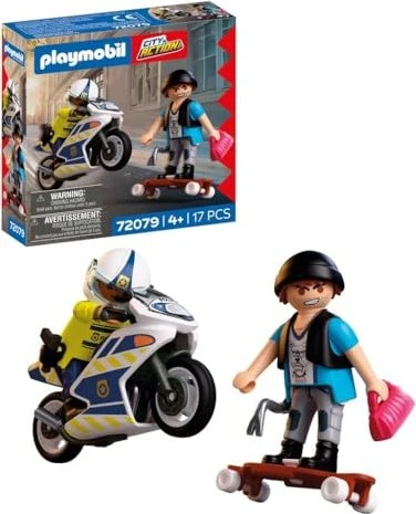 Playmobil 72079 - City Action - Verfolgungsjagd mit Motorrad