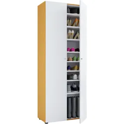 Mehrzweckschrank Vandol I Weiß/Buchefarben