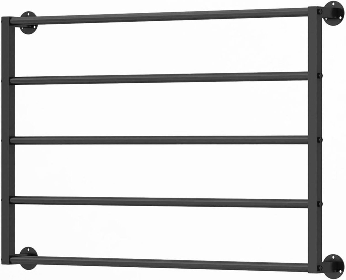 Zwart Opknoping Rack voor Winkel Inrichting - Wandmontage Accessoire Display