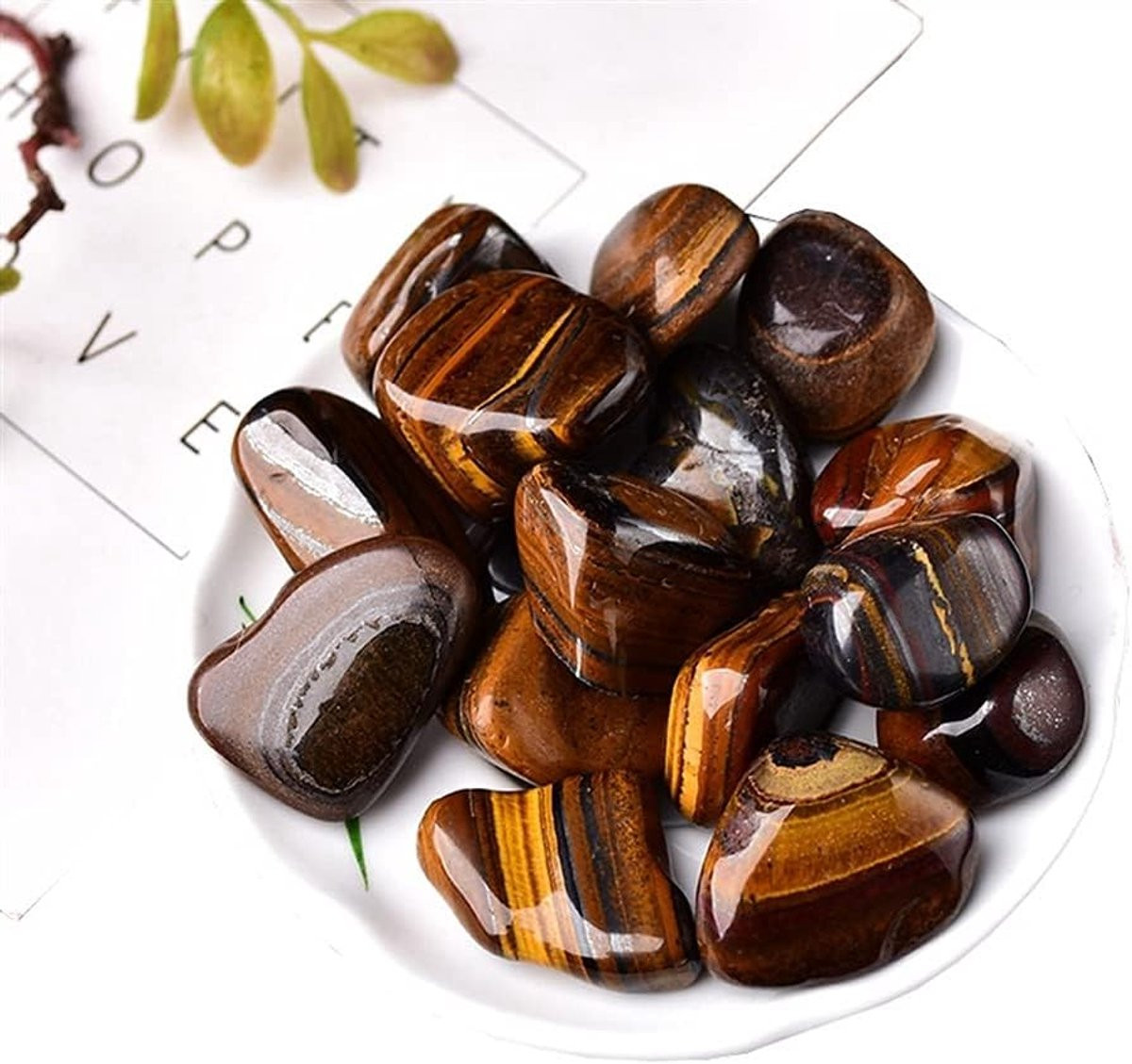 Tijgeroog Natuursteen Kristallen - Gekleurde Edelstenen voor Aquarium Decoratie - 50g of 100g