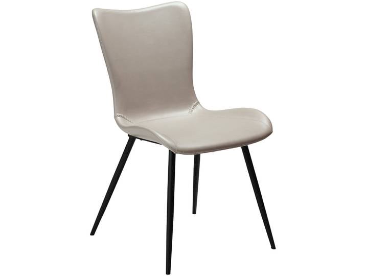 DAN-FORM Moderner Stuhl 2er-Set Medusa Kunstleder beige - Stuhl 2er-Set