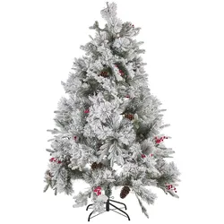 WEIHNACHTSBAUM 180 cm Weiß Masala