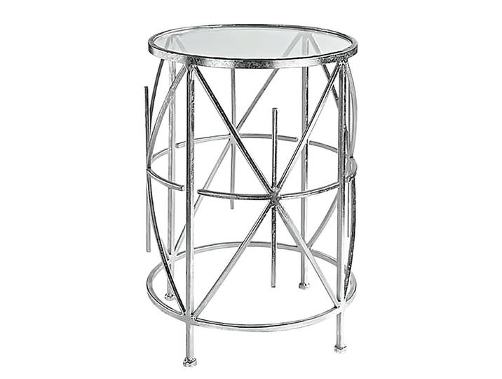 Bout de canapé Vecmont Ø 36cm Argenté