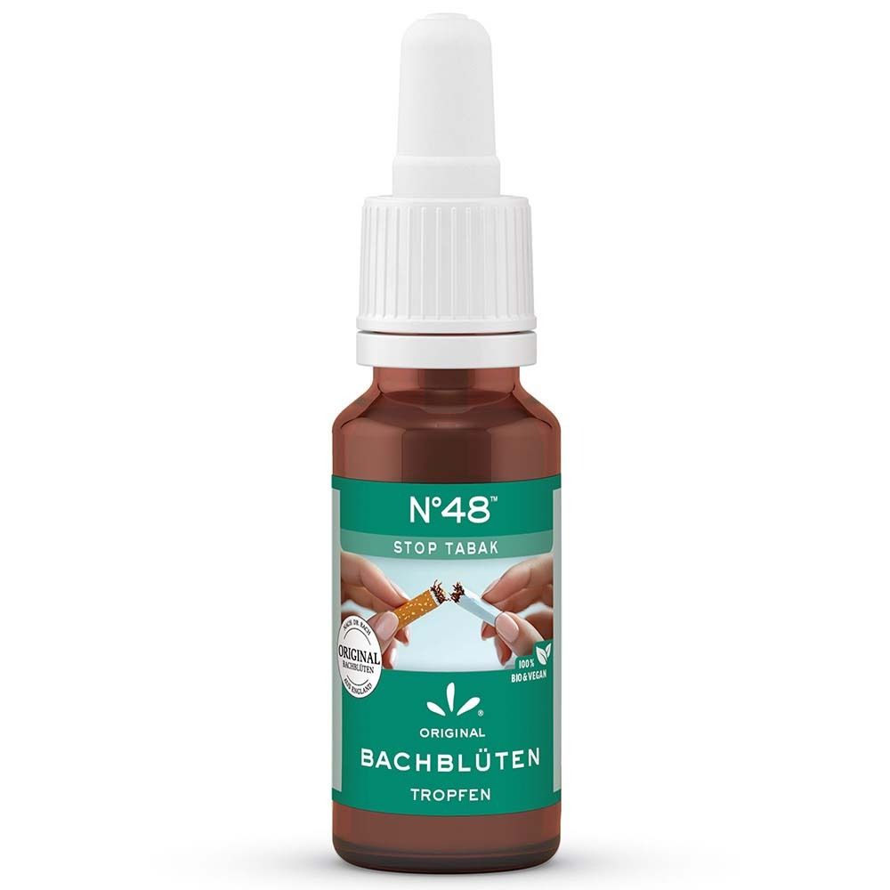 Bachblüten Nr.48 Stop Tabak Tropfen 20 ml zum Einnehmen