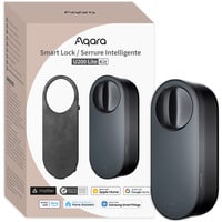 Smartes Türschloss U200 Lite, elektronisches Türschloss schwarz